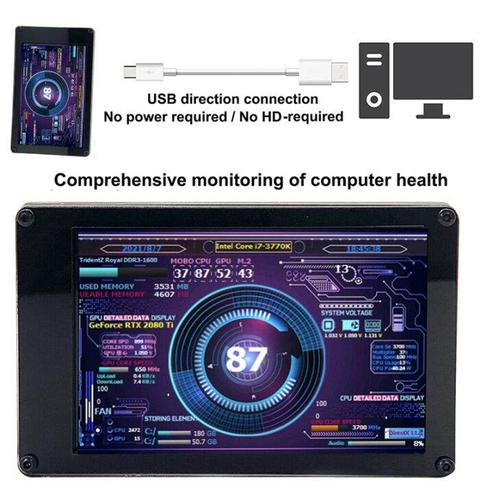 3-5-inch-aida64-chassis-display-elbow-data-cable-type-c-bracket-kit-ips-lcd-320x480-usb-computer-secondary-screen