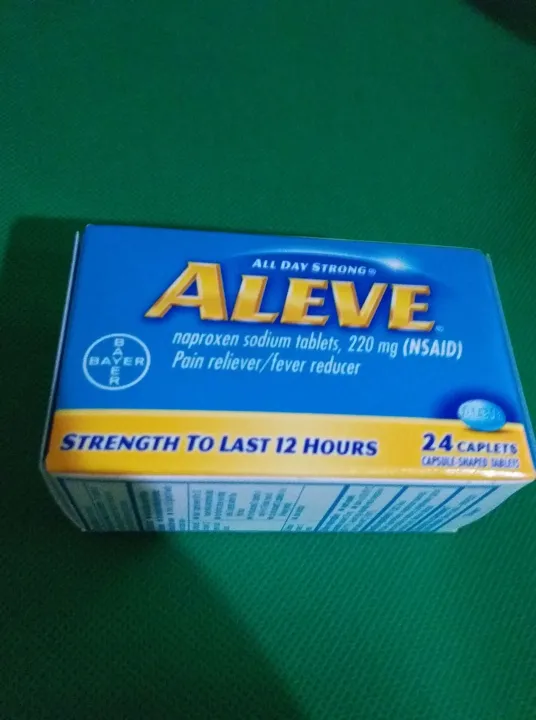 ALEVE Pain Reliver/fever Reducer 220mg 24 Caplets | Lazada PH