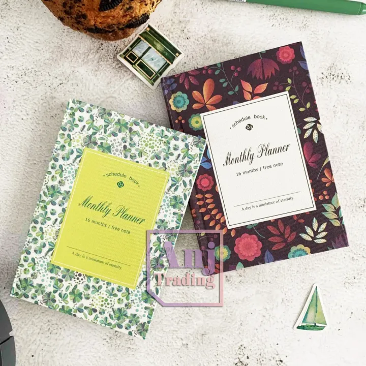 Mini Planner Floral 2023 Opendated Hardbound Inspirational Diary