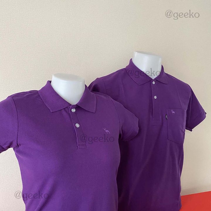 poloshirt-geeko-ตรากวาง-สีม่วงเข้ม-แบบสวย-ใส่สบายไม่ร้อน-สุดยอดสินค้าขายดี-อันดับ-1-เป็นแบรนด์คนไทย-ผลิตโดยคนไทย-ใช้วัตถุดิบในประเทศไทยทั้งหมด-100-สวมใส่ได้ทุกเพศ-ทุกวัย-เนื้อผ้านุ่ม-สวมใส่สบาย