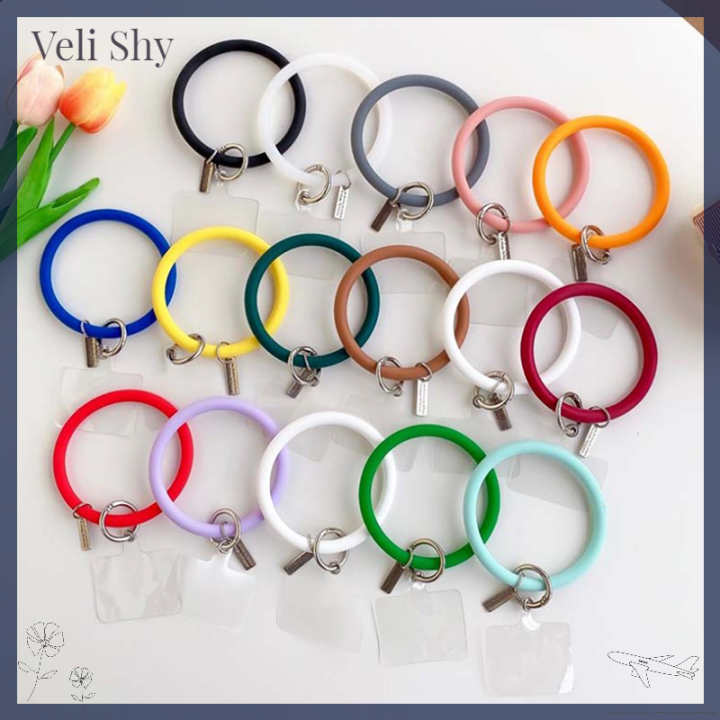 veli-shy-ห่วงแขวนโทรศัพท์มือถืออเนกประสงค์-พวงกุญแจแฟนซีสายคล้องป้องกันการสูญหาย