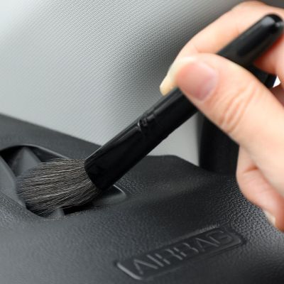；‘【】- 2Pcs Car Detailing Ultra Soft Brushes Air Outlet Duster Bristles Brush Portable Car Wash Detailing Car Interior Cleaning Tool