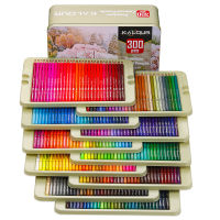 300สี Professional ดินสอสีน้ำมันศิลปินดินสอชุด Soft Series สำหรับสมุดระบายสี Sketching Drawing Art Supplies