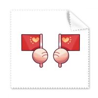 ▬卍◙ China Flag Red Asia Cleaning Cloth Phone Screen Glasses Cleaner 5pcs