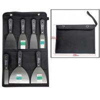 เกรียงโป๊วเหล็ก (x7ด้าม/ชุด) พร้อมซองผ้า Filling Knives (Half Tang) 7pcs/set Putty Spreader