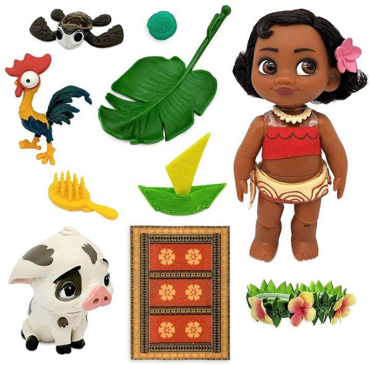 นำเข้า-disney-moana-animators-collection-mini-doll-play-set-5-inches-ราคา-990-บาท