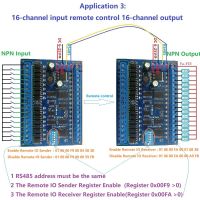 สวิตช์ควบคุมระยะไกล Rs485 Dc 6.5-30V12V 24V 16 In 16 Out โมดูล Plc บอร์ดขยาย Io 03 06 16 Modbus Rtu