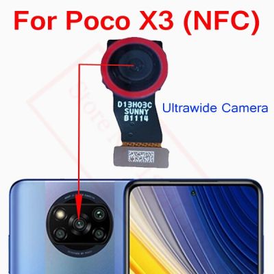 【✔In stock】 nang20403736363 กล้องหน้าหลังสำหรับ Xiaomi Mi Poco X3 Nfc หันหน้าไปทางเซลฟี่ด้านหน้าเล็กชิ้นงอสำหรับเปลี่ยนโมดูลกล้องหลังอะไหล่