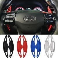 Shifter Paddle For Hyundai Veloster JS 2018 Ioniq EV KONA Electric I30 PD Hybrid 2020 Car Steering Wheel Gear Extension Stickers