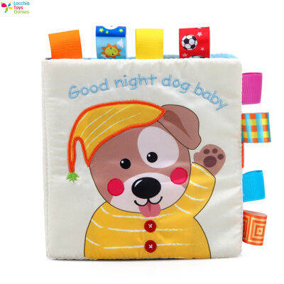 LT【ready stock】Animal Style Newborn Baby Toys Learning Educational Kids Cloth Books Cute Infant Baby Fabric Book1【cod】