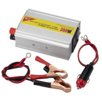 อินเวอร์เตอร์ 300W12V220v110v ที่ชาร์จในรถยนต์ที่ชาร์จศัพท์มือถือแล็ปท็อปที่ชาร์จแท็บเล็ต USB อินเตอร์เฟซ 2.4A