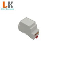 20 LK-DR01 DIY จีนราง DIN ขนาดเล็ก ABS Enclosure กล่องควบคุม ABS อุตสาหกรรม PLC Enclosure กล่องสวิทช์ควบคุม88x37x59mm