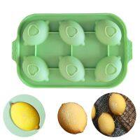 【lz】✗  Molde De Bolo De Silicone De Forma De Limão 6 Cavidade Cookies DIY Cozinha Artesanal Ferramentas De Cozimento De Reutilização Mousse De Decoração Making Mold Novo