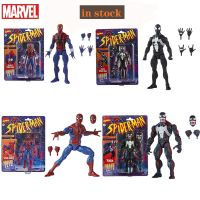 ZZOOI 6 Inch Marvel Legends Retro Spider Man  Venom Action Figure Sdcc Limited Edition Venom Figures Collectibl Model Toys Gift