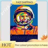 ยูริ Gagarin โปสเตอร์แผ่นโลหะผนังบาร์ส่วนบุคคลแผ่นโลหะดีบุกโลโก้โปสเตอร์ 20 * 30 ซม