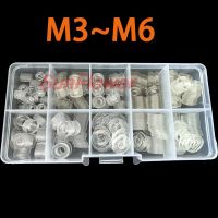 500PCS M3 M4 M5 M6 PVC Washers Soft Plastic Gasket Transparent Insulation Flat Paded For Screws Assortment Kits Quick Arrive