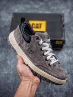 Cat รองเท้าผู้ชาย Low-Top รองเท้าสเก็ตลำลอง Cat รองเท้าผู้ชายหนังสวมใส่ Retro แฟชั่นเดินทางรองเท้าแสงรองเท้าหนัง