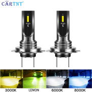 CarTnT 2 Bóng Đèn LED 16000LM 100W H7 H4 9005 HB3 9006 HB4 H11 H8 Đèn