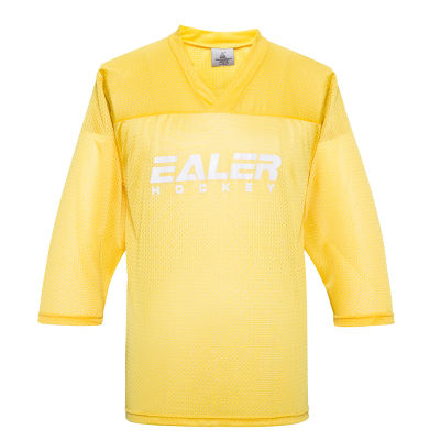 Mesh Ice Hockey Jersey For Training Yellow