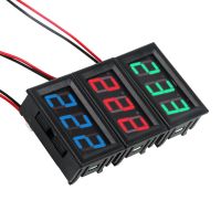 【LZ】◊✵  Voltagem do medidor do painel voltímetro digital vermelho azul verde electromobile motocicleta carro DC 4.5V a 30V 6V 12V