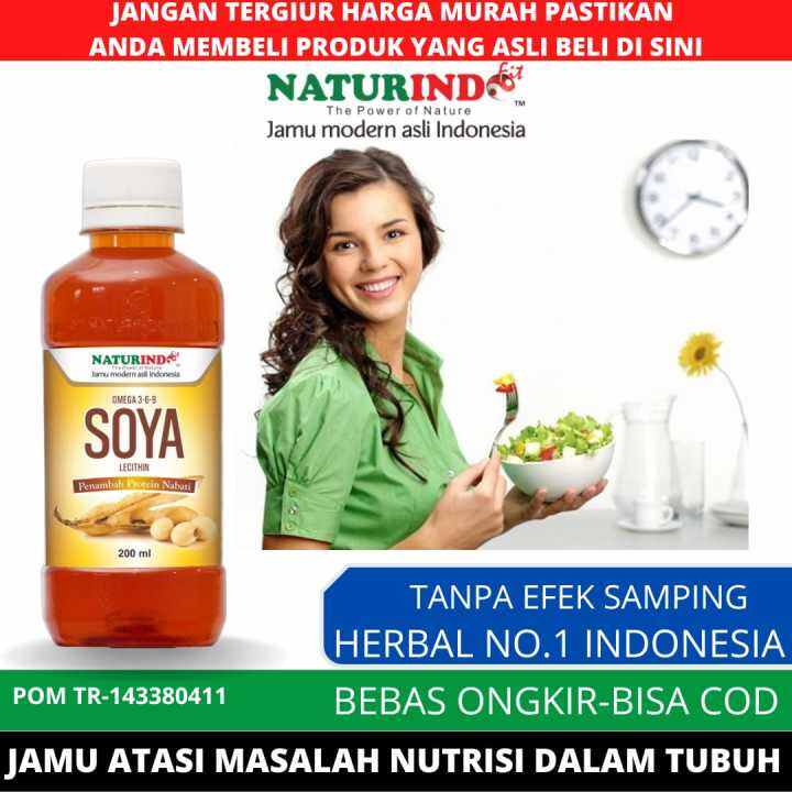 SOYA LECITHIN CAIR 200ML GOLD OMEGA 369 NATURINDO BPOM RAJANYA
