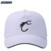 Summer Cool Fishing HOOKS Funny Print Baseball Cap Men Cotton Angler Dad Cap Unisex Outdoor Activities Adjustable Visor Sun Hats