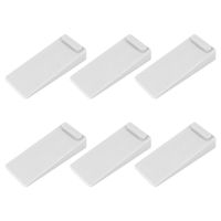 】【、 6 PCS Door Wedge Ruer, Door Stopper, Heavy Duty Slip-Resistant And Stackable Door Holders, Adjustable Height And Strong Grip O