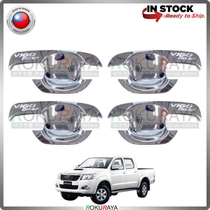 CHROME BOWL] Toyota Hilux Vigo Champ 2005-2015 Door Handle Cover