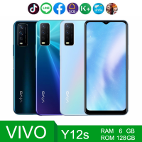 VIVO Y12s (แรม 6 GB+รอม 128 GB)(แสกนนิ้วด้านข้าง)จอHD 6.51 นิ้ว (ฟรีเคสใส่+บริการติดฟิล์มกระจกให้ฟรี ) รับประกันร้าน 1 ปี.