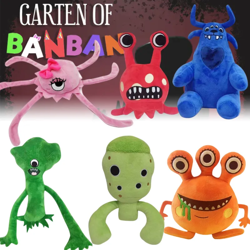  PERUKOYO Garten of Ban ban Plush, Cute Garden of Ban Ban 3  Plush,Banban 4 Garten of BanBan Birthday for Fans Gift (Green) : Toys &  Games