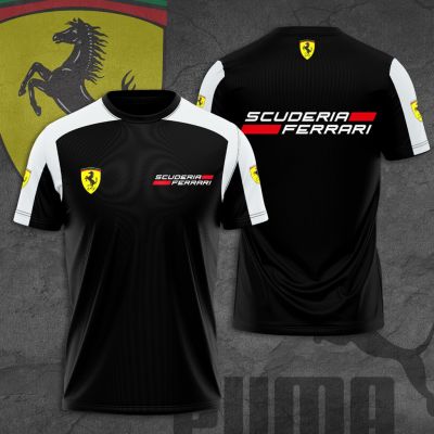 HOT! Scuderia F1 Ferrari Racing AOP 3D T-shirt Gift For Men True Fans Size S-5XL