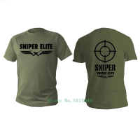 2019 Dry Fit Fashion Green Olive Sniper Army Military Snipers Army Plus Size Mens T-Shirt {in store}