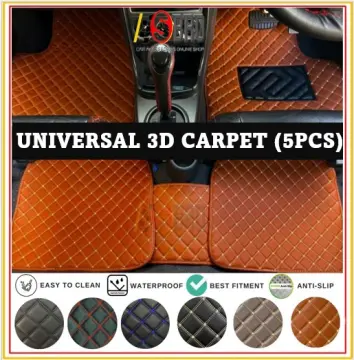 Buy Generic 5Pcs Car Floor Mats Skidproof Floor Carpet PU Leather