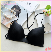 [KUNLIAN] ชุดชั้นในสตรีชุดชั้นในชุดชั้นในชุดชั้นใน Push Up bralette Wire Free STRAP siere