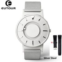 Eutour Magnetic Ball Watch Men Luxury Brand Quartz Wrist Watches Casual Stainless Steel Man Watch Waterproof Clock dropshipping