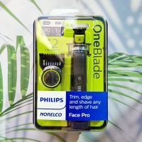 ฟิลิปส์ ชุดมีดโกน ใบหน้า Norelco OneBlade Pro Electric Trimmer and Shaver QP6530/70 (Philips®) ที่กันจอนและโกนหนวดไฟฟ้า