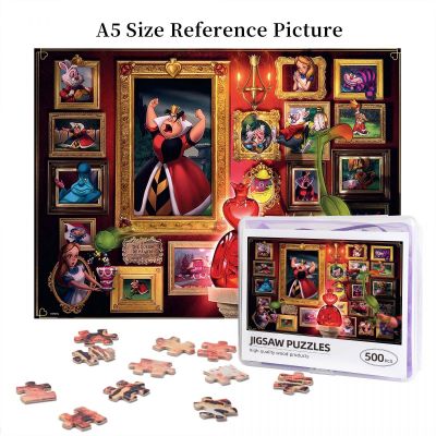 Disney Villainous 2 Wooden Jigsaw Puzzle 500 Pieces Educational Toy Painting Art Decor Decompression toys 500pcs