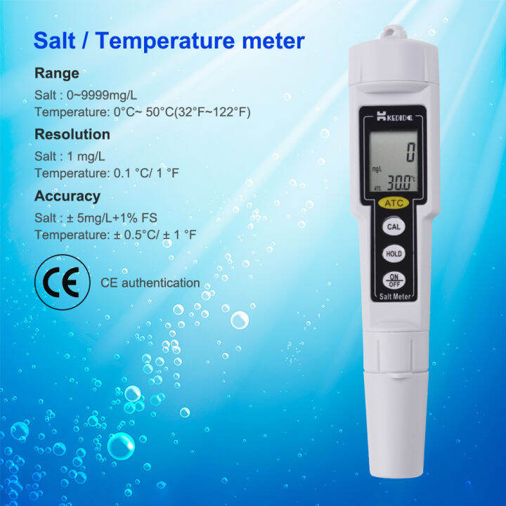 rcyago-ct-3081ปากกาเกลือหน้าจอมิเตอร์ดิจิทัลsalinometerกันน้ำทดสอบ0-9999-mg-lเครื่องทดสอบน้ำเครื่องทดสอบความเค็ม