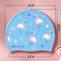 Silicone Material Waterproof Swimming Bath Cap Minimalist Pattern Swimming Accessories Lightweight Swimming Pool Cap Waterproof Swim CapsTH