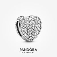 Official Store Pandora Reflexions Pavé Heart Clip Charm