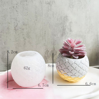 Garden Decor Concrete Vase Jar Gypsum Epoxy Resin Mould Flower Pot DIY Handmade