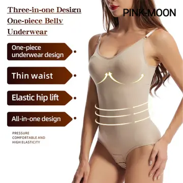 3 Piece Tummy Control Shapewear Bodysuit for Women Butt Lifter Panties  Stretch Slimming Body Shaper