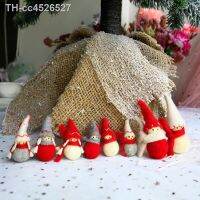 ﹉ 3pcs Decorations Wreath Wool Felt Pokes Small Pendant Supplies