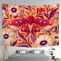 Retro Butterfly Tapestry Wall Hanging Bohemian Tapiz Psychedelic Dormitory Background Cloth Home Decor