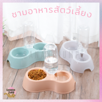 BJ Pet - ชามน้ำอัตโนมัติ(ครบชุด) ชามอาหารแมว ชามอาหารสุนัข ชามอาหารหมา สำหรับสัตว์เลี้ยง ชามอาหารสัตว์เลี้ยง