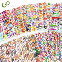 100 sheets Sticker Kids Cute 3D Cartoon Stickers Mixed School Teacher Reward Children Early Learning Toys for Children GYH