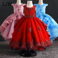 New High quality baby girl dress for girls elegant birthday party dress girl dress Baby girls christmas clothes 2-8yrs