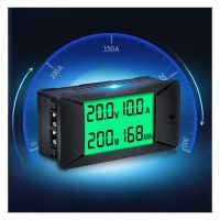 DC 0-300V 200A 300A LCD Digital Voltmeter Ammeter Voltage Amp Power Kwh Panel Meter Current Voltage Meters