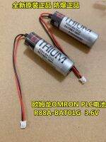 ระบบเข้ารหัส Omron ใหม่/ของแท้แบตเตอรี่ PLC สำรอง R88A-BAT01G 3.6V 2000Mah พร้อมปลั๊ก