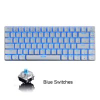 AK33 Mechanical Keyboard Portable USB Plug And Play Unique Layout Blue Switch 82Keys 18RGB LED Backlit Modes ABS Gaming Keyboard